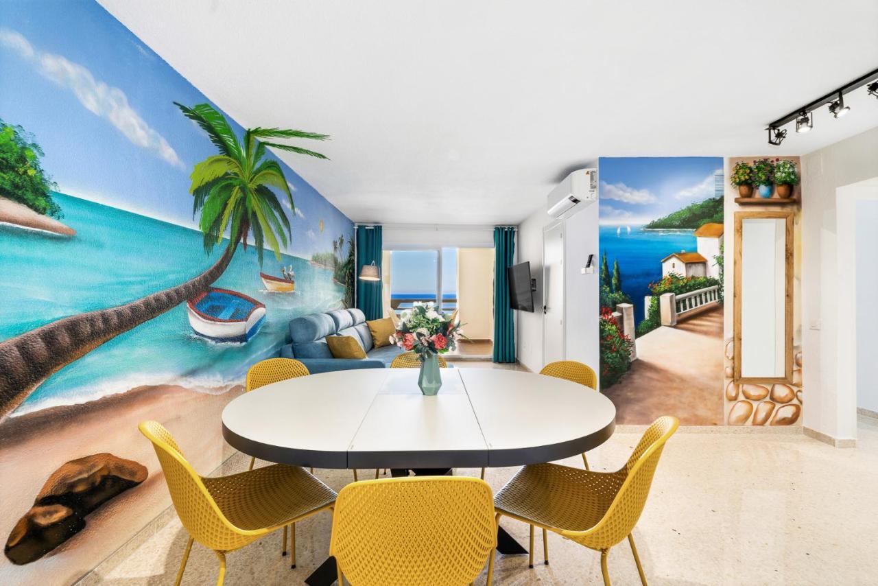 First Line! Art-Apartment On The Seafront Of Marbella With Swimming Pool Bagian luar foto